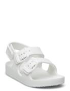 Flip Flops Buckles White Mango