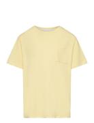 Essential Cotton-Blend T-Shirt Yellow Mango