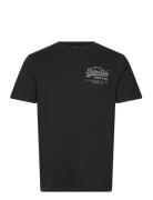 Classic Vl Heritage Chest Tee Black Superdry