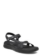 Womens Go Walk Flex Sandal - Sublime Black Skechers