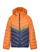Jacket W. Hood - Quilted Patterned Color Kids