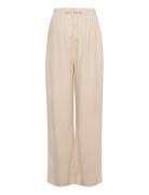 Mlsilvia Wo Pants Hw Beige Mamalicious