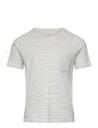 Striped T-Shirt With Pocket Grey Copenhagen Colors