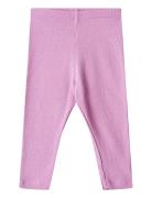 Rib Leggings Maddy Pink Wheat