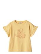 T-Shirt S/S Esther Yellow Wheat