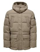 Onsarwin Puffer Coat Otw Bf Grey ONLY & SONS