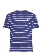 Classic Fit Striped Soft Cotton T-Shirt Blue Polo Ralph Lauren