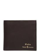 Leather Billfold Wallet Brown Polo Ralph Lauren