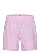 Dub Resort Swim Shorts Pink Double A By Wood Wood