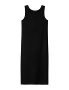 Nlfnunnerev Sl Midi Tank Dress Black LMTD