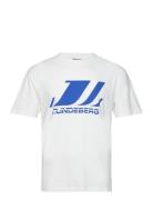 Parcy Logo Tee White J. Lindeberg