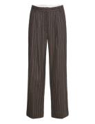 Enzo - Casual Linen Stripe Brown Day Birger Et Mikkelsen