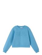 Nkfkalisse Ls Short Loose Sweat Bru Blue Name It