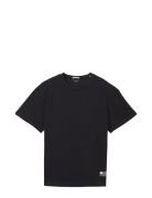 Over Printed T-Shirt Black Tom Tailor