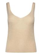 Lurex Knitted Top Beige Mango