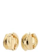 Stay Recycled Hoop Earrings Gold Pilgrim