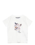 Baby T-Shirt W. Chestprint S/S White Color Kids