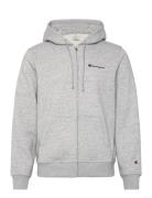 Full Zip Hoodie Sweatshirt Grey Champion