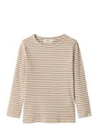 Nmflake Ls Slim Top Lil Beige Lil'Atelier