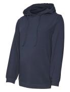 Mlmille L/S Sweat Hood Noos Navy Mamalicious