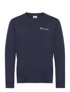 Crewneck Long Sleeve T-Shirt Navy Champion