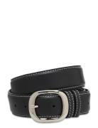 Glossy Rochel Leather Belt Black Becksöndergaard