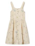 Zia Printed Dress Cream Liewood