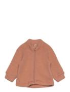 Jacket W/Zipper - Soft Wool Orange CeLaVi