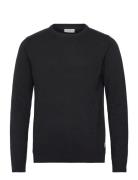 100% Recycle Knit Round Neck Black Lindbergh