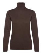 J2046, Milasz Rollneck Pullover Brown Saint Tropez