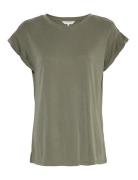 Mschbirdia Lynette Tee Khaki MSCH Copenhagen