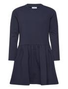 Tnlaria L_S Sweat Dress Navy The New