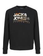 Jjluke Sweat Crew Neck Jnr Black Jack & J S