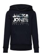 Jjluke Sweat Hood Jnr Navy Jack & J S