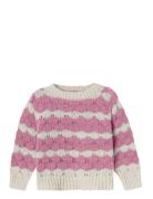 Nmfnebib Ls Knit Box Pink Name It