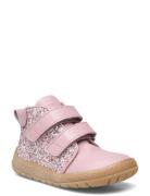 Shoes - Flat - With Velcro Pink ANGULUS