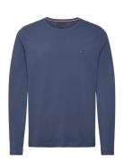 Stretch Extra Slim Fit Long Sleeve Tee Navy Tommy Hilfiger