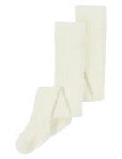 Nknpantyhose Rib 2P Cream Name It