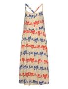 Ribbon Bow All Over Woven Dress Patterned Bobo Choses