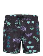 Nb Moontribe Swimtrunks Black Black Nikben