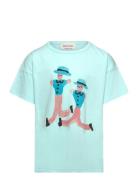 Dancing Giants T-Shirt Blue Bobo Choses