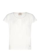 Mmdeb O-Neck Tee Cream MOS MOSH