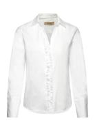 Mmsybel Satin Shirt White MOS MOSH