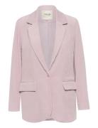 Crcory Long Sleeve Blazer Pink Cream