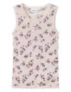 Nmfwang Wool Needle Tank Top Pink Name It
