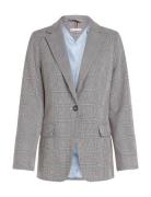 Pow Check Regular Blazer Grey Tommy Hilfiger