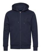 Reg Tonal Shield Full Zip Hoodie Blue GANT