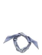 Maia Floral Silk Twill Diamond Scarf Blue Lauren Ralph Lauren