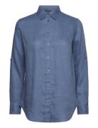 Linen Shirt Blue Lauren Ralph Lauren