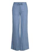 Linen Wide-Leg Pant Blue Lauren Ralph Lauren